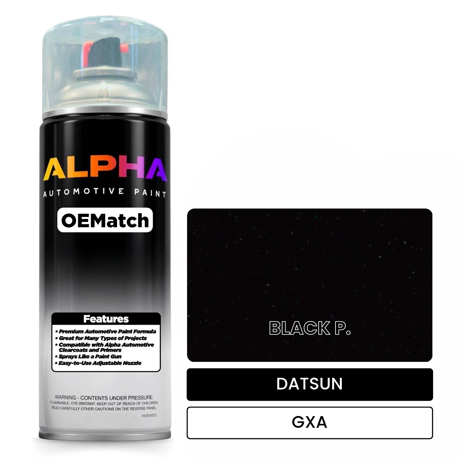 DATSUN BLACK P. GXA OEMatch Spraycan