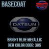 Datsun Bright Blue Metallic | 305 | 1974-19795 | OEM Basecoat - The Spray Source - Tamco Paint Manufacturing