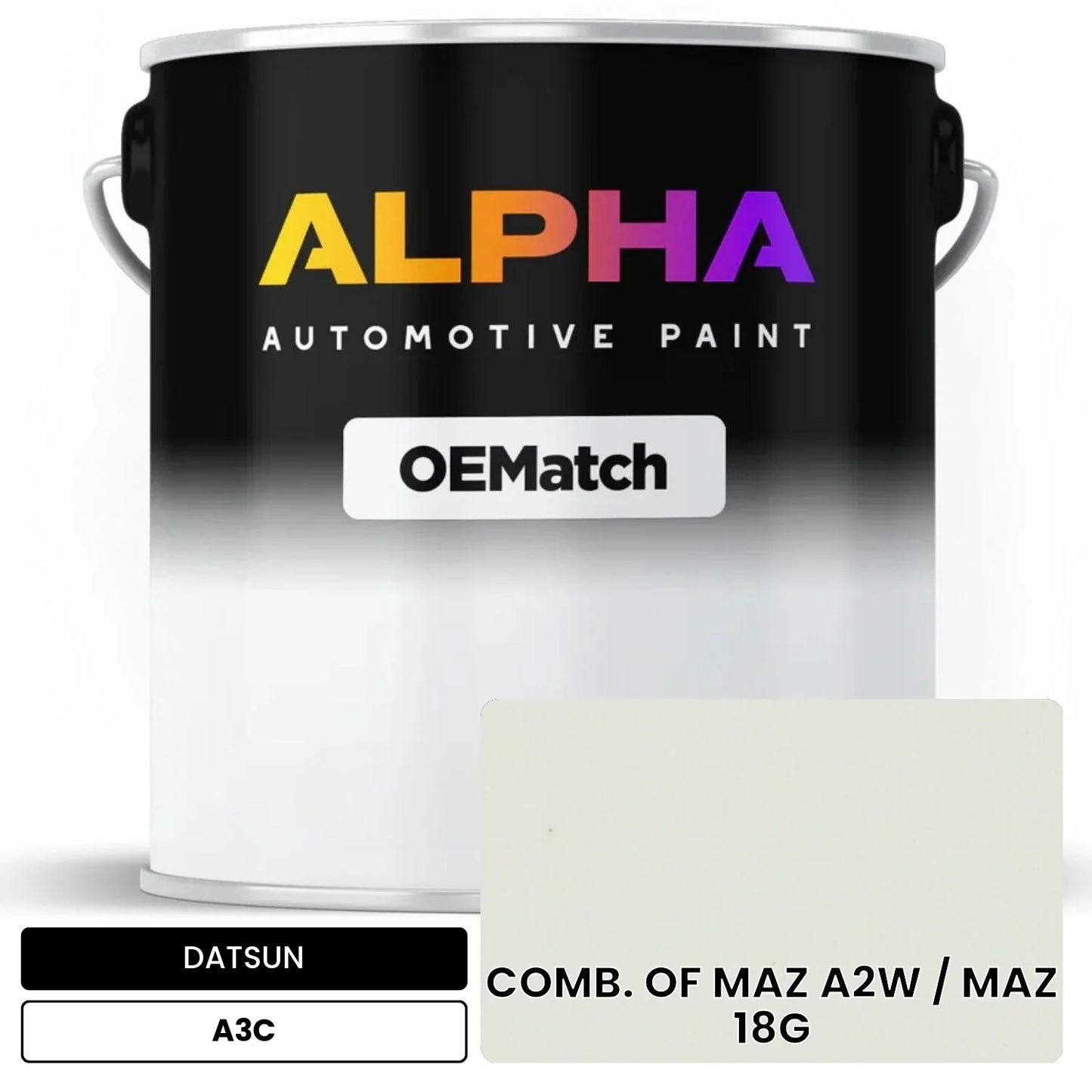 DATSUN COMB. OF MAZ A2W / MAZ 18G A3C OEMatch Basecoat