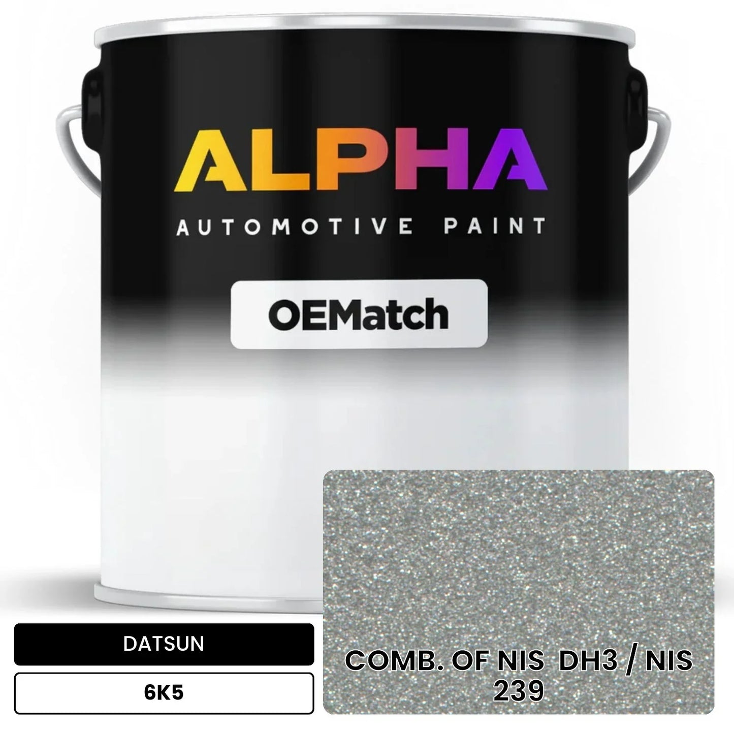 DATSUN COMB. OF NIS  DH3 / NIS  239 6K5 OEMatch Basecoat