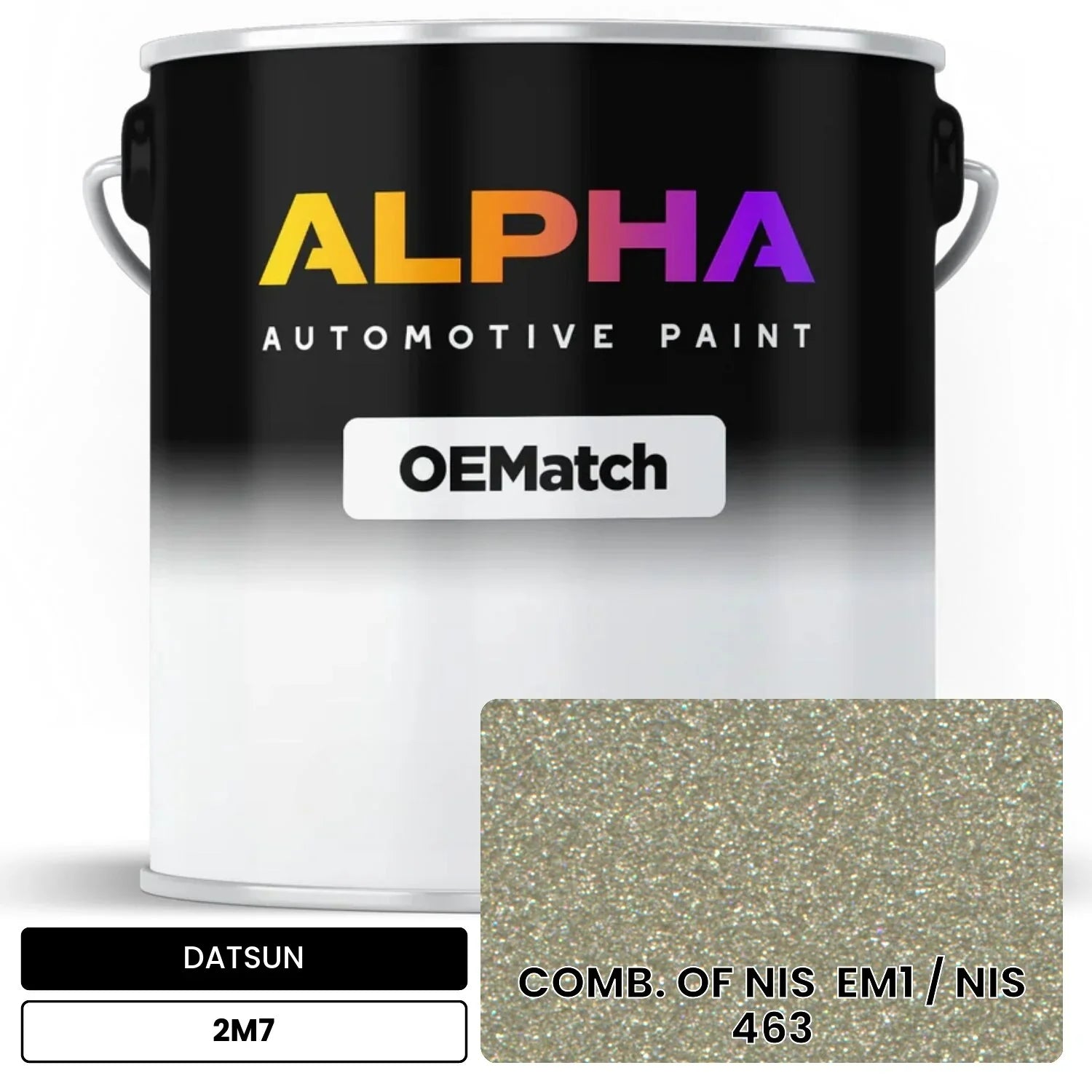 DATSUN COMB. OF NIS  EM1 / NIS  463 2M7 OEMatch Basecoat