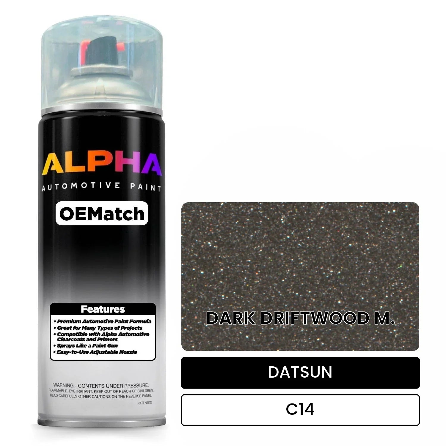 DATSUN DARK DRIFTWOOD M. C14 OEMatch Spraycan