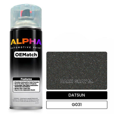 DATSUN DARK GRAY M. G031 | OEMatch Automotive Spraycan