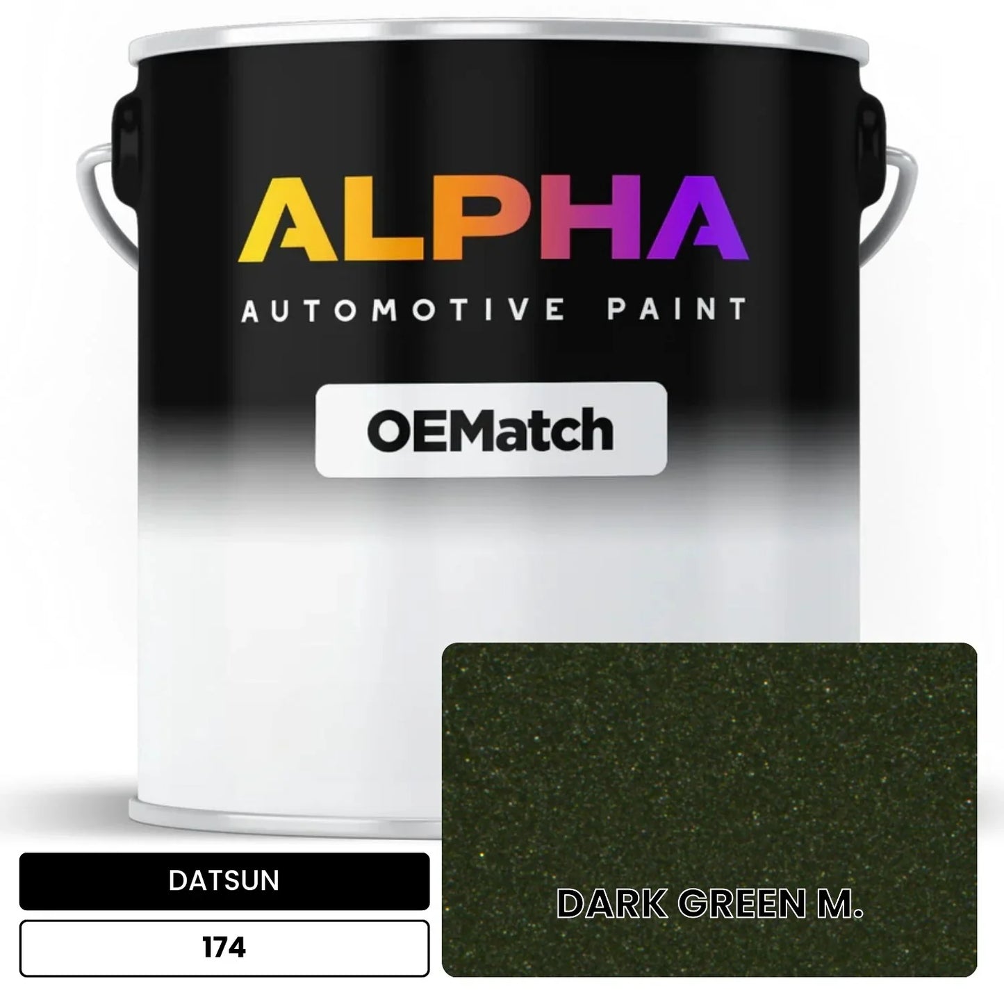 DATSUN DARK GREEN M. 174 OEMatch Basecoat