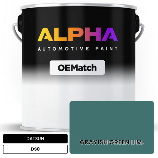 DATSUN GRAYISH GREEN II M. DS0 OEMatch Basecoat