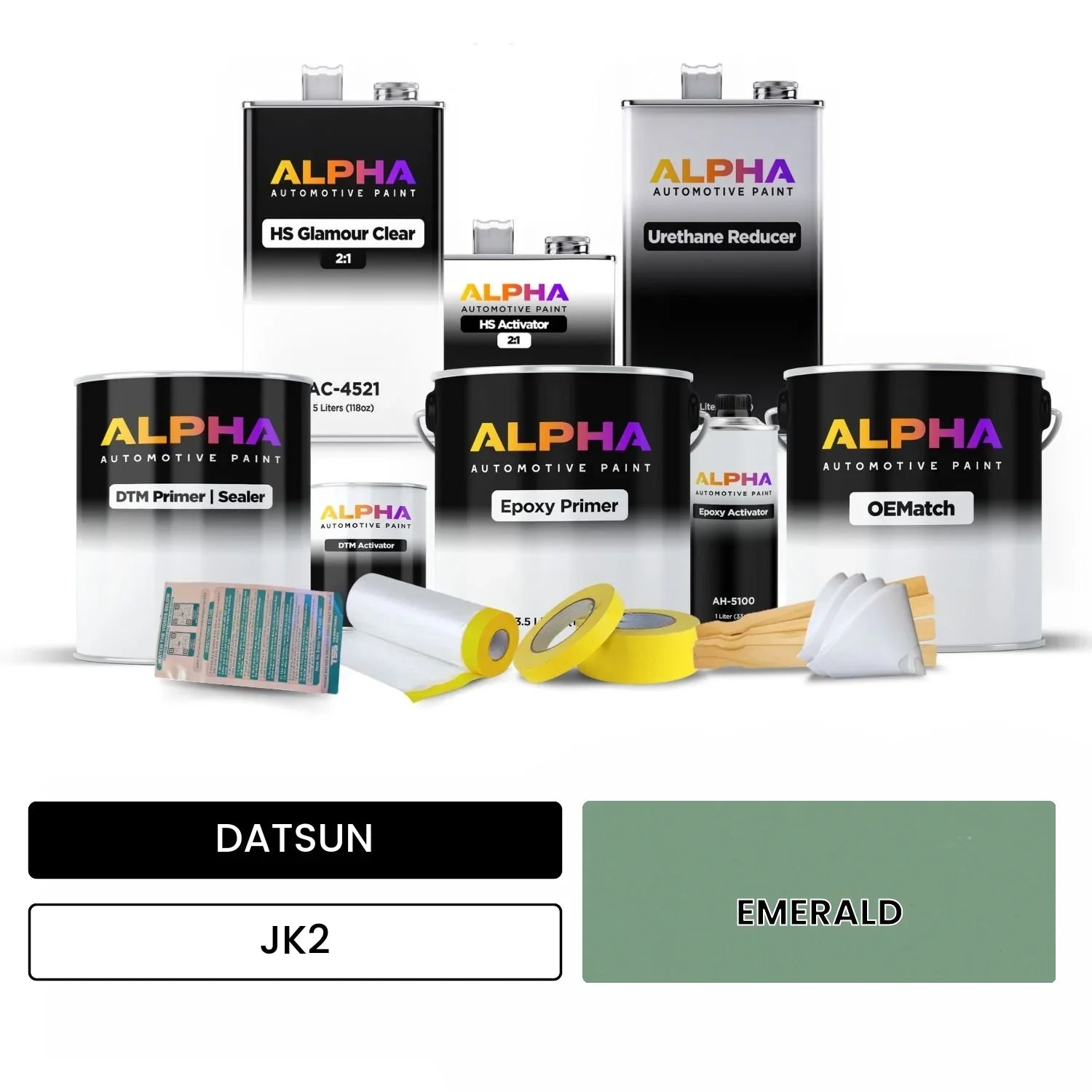DATSUN EMERALD JK2 OEMatch Vehicle Paint Kit