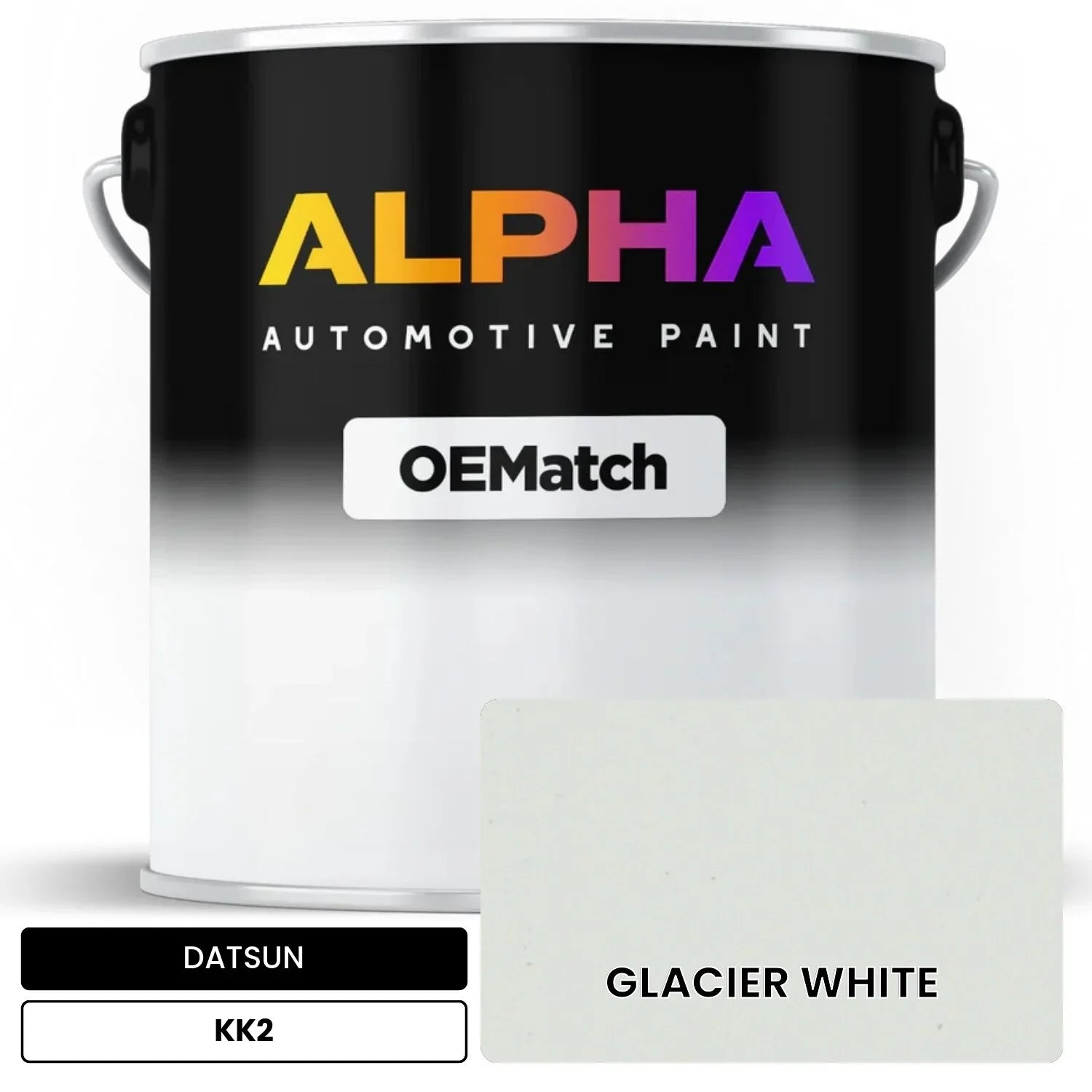 DATSUN GLACIER WHITE KK2 OEMatch Basecoat