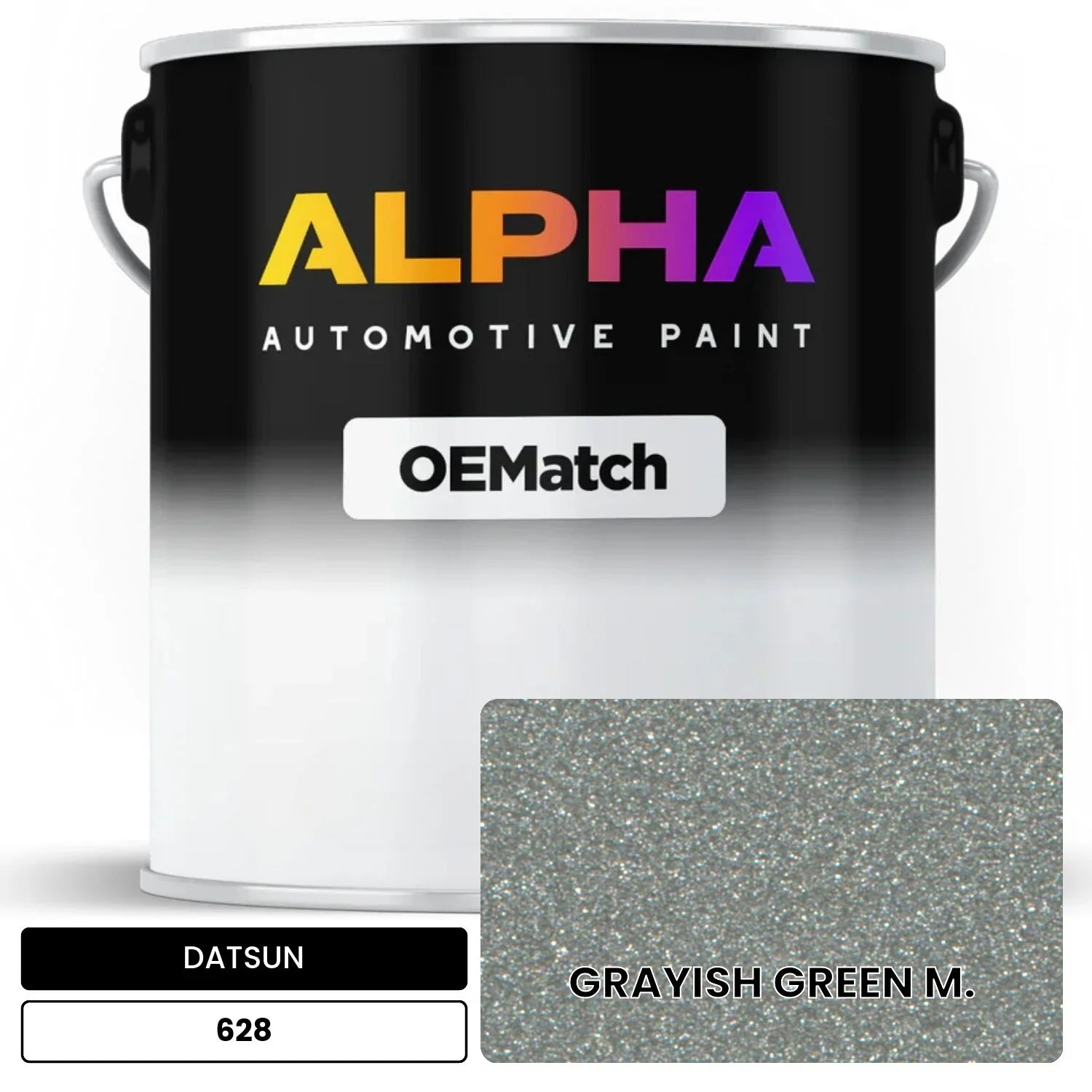 DATSUN GRAYISH GREEN M. 628 OEMatch Basecoat