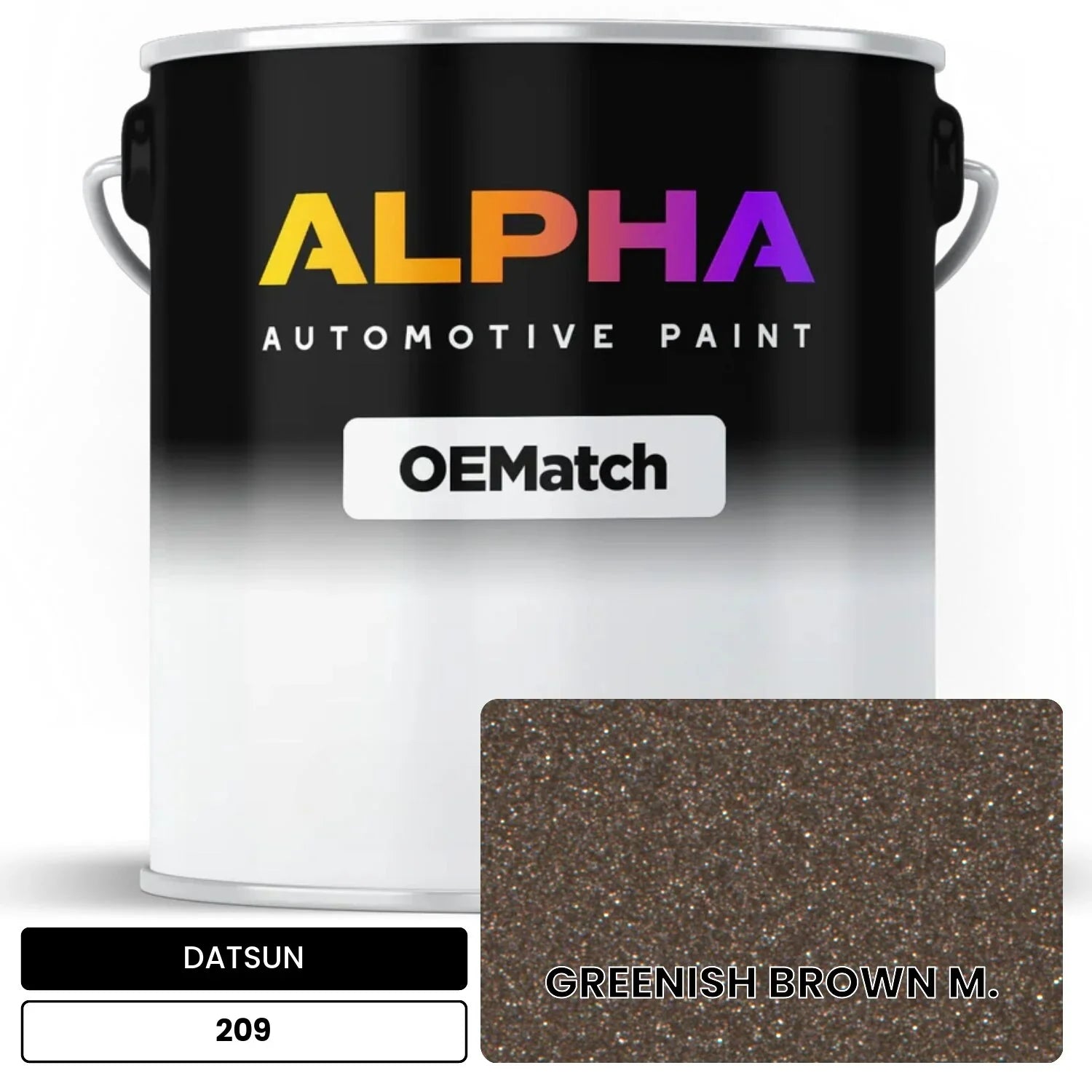 DATSUN GREENISH BROWN M. 209 OEMatch Basecoat