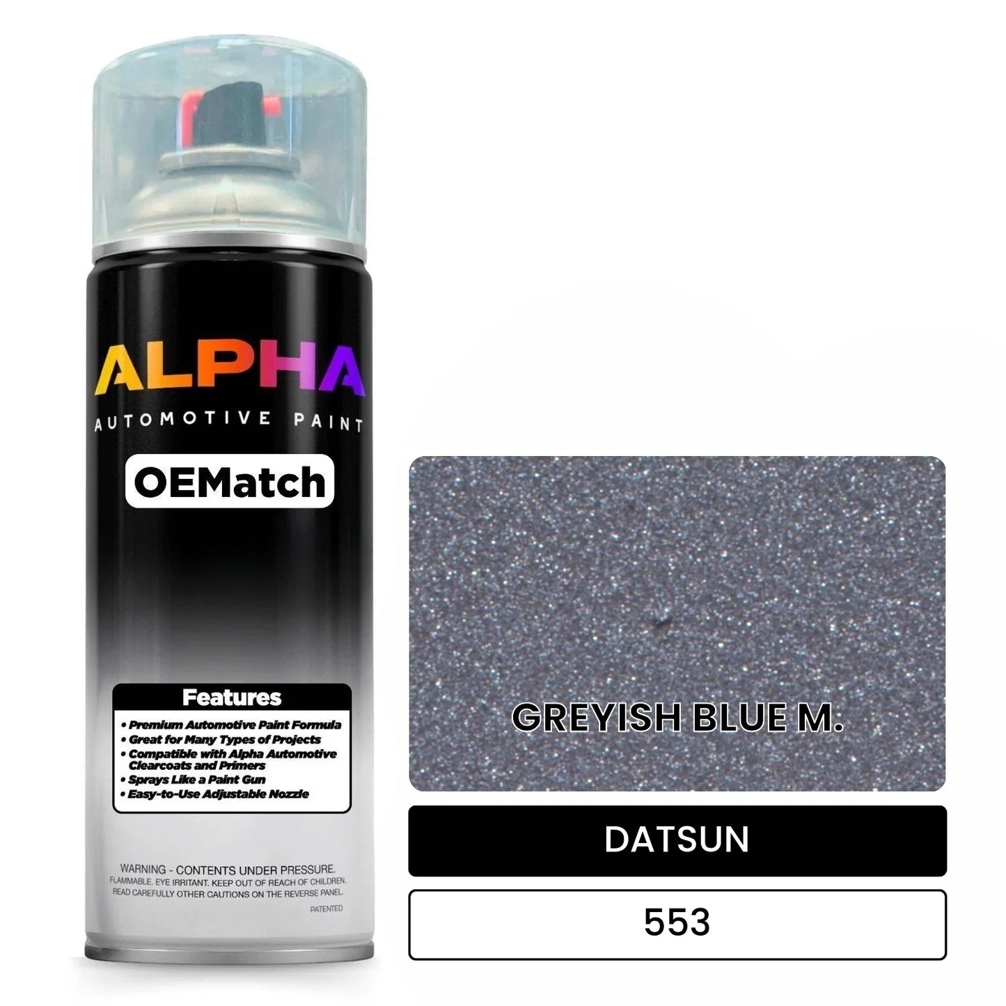 DATSUN GREYISH BLUE M. 553 OEMatch Spraycan