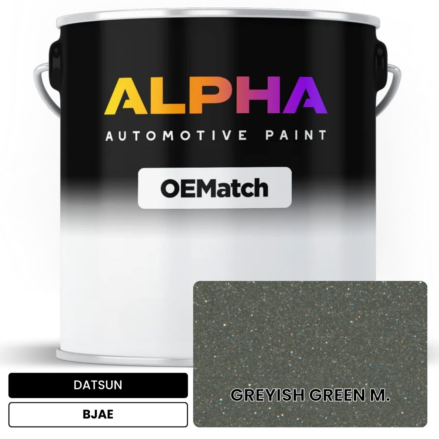 DATSUN GREYISH GREEN M. BJAE OEMatch Basecoat