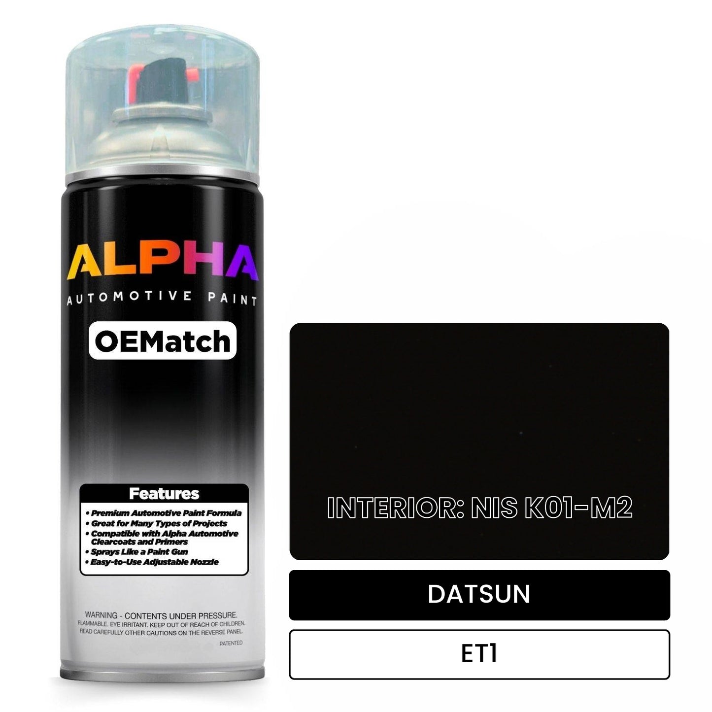 DATSUN INTERIOR: NIS K01-M2 ET1 OEMatch Spraycan