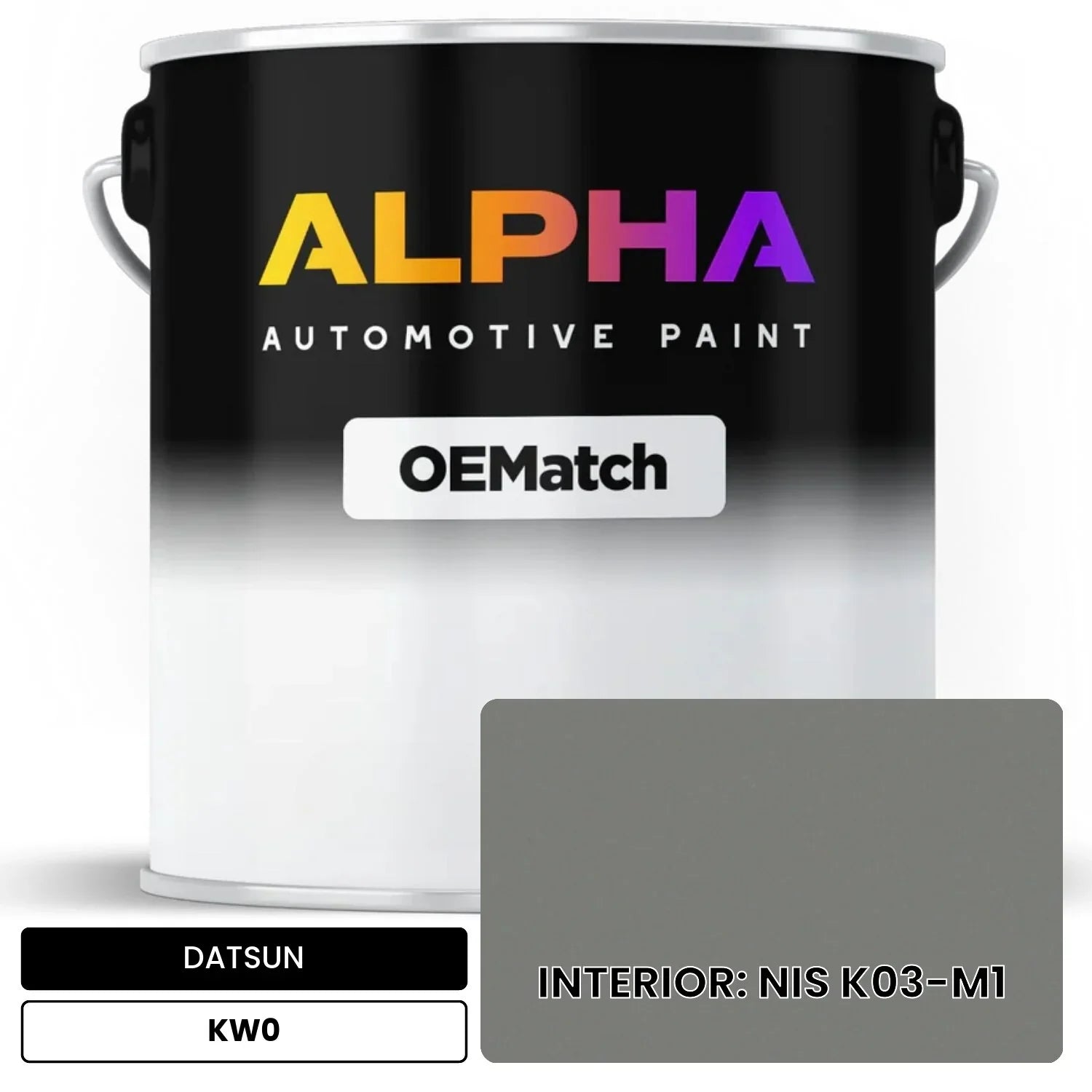 DATSUN INTERIOR: NIS K03-M1 KW0 OEMatch Basecoat