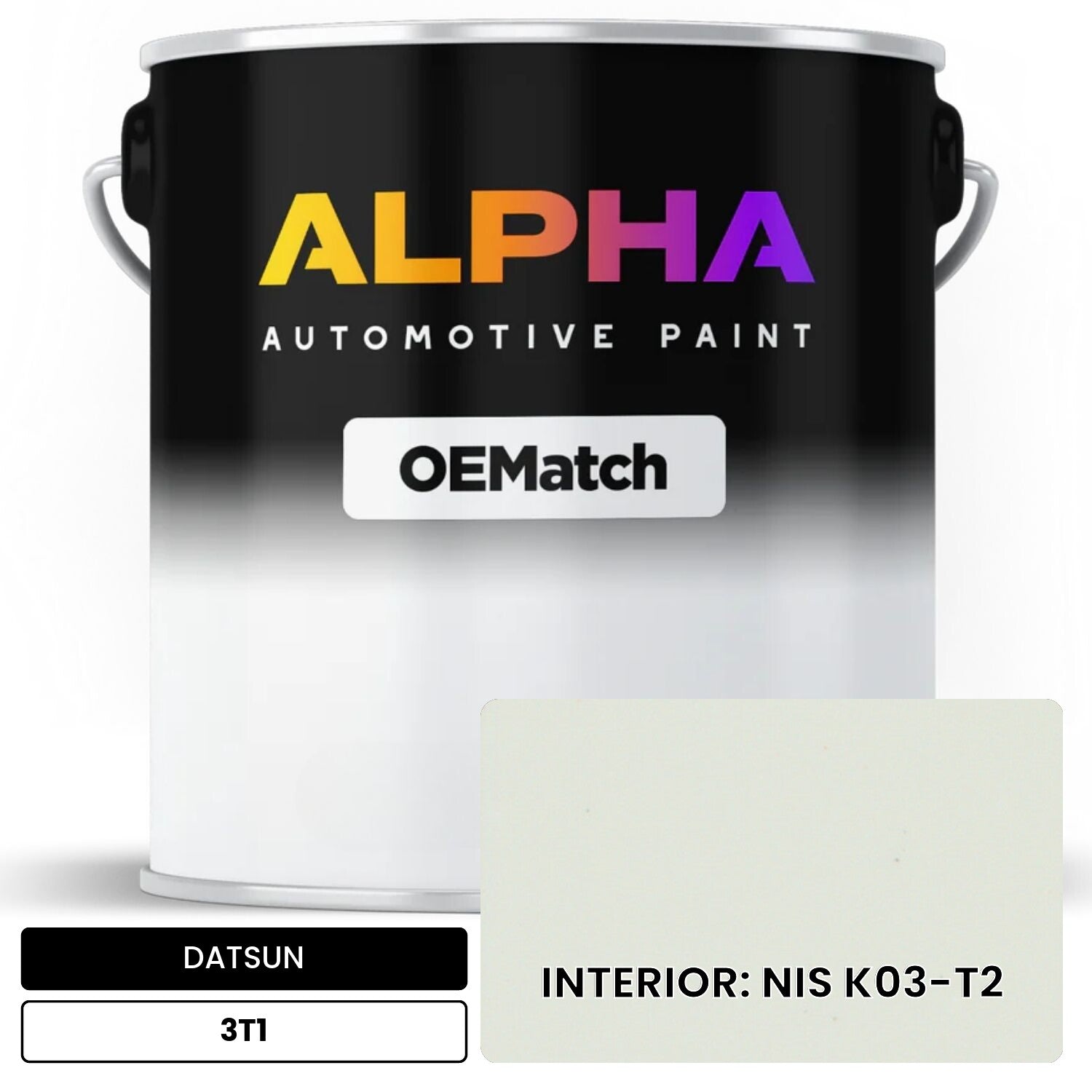 DATSUN INTERIOR: NIS K03-T2 3T1 OEMatch Basecoat