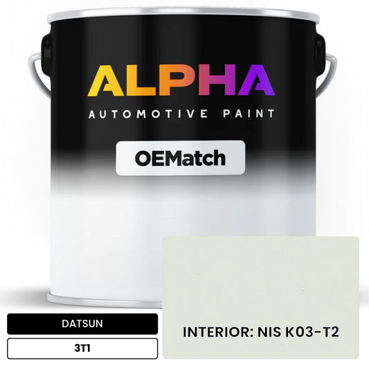 DATSUN INTERIOR: NIS K03-T2 3T1 OEMatch Basecoat