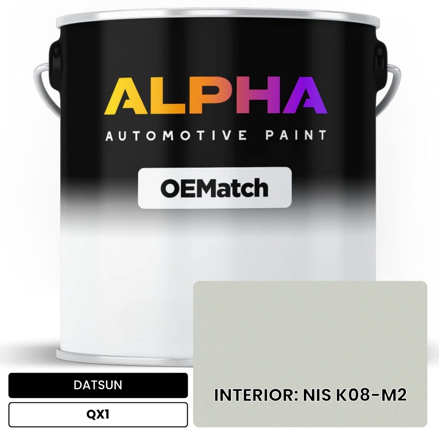 DATSUN INTERIOR: NIS K08-M2 QX1 OEMatch Basecoat