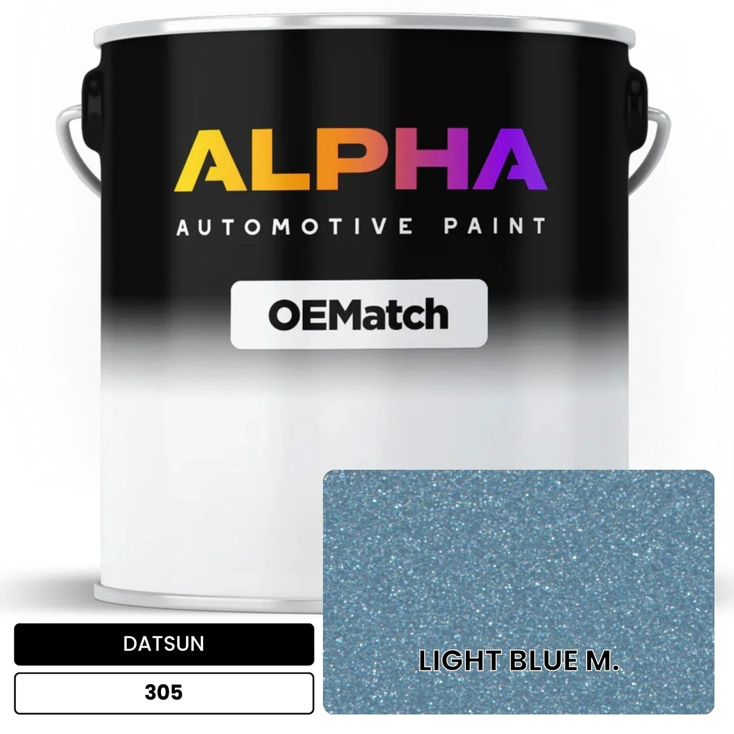 DATSUN LIGHT BLUE M. 305 OEMatch Basecoat