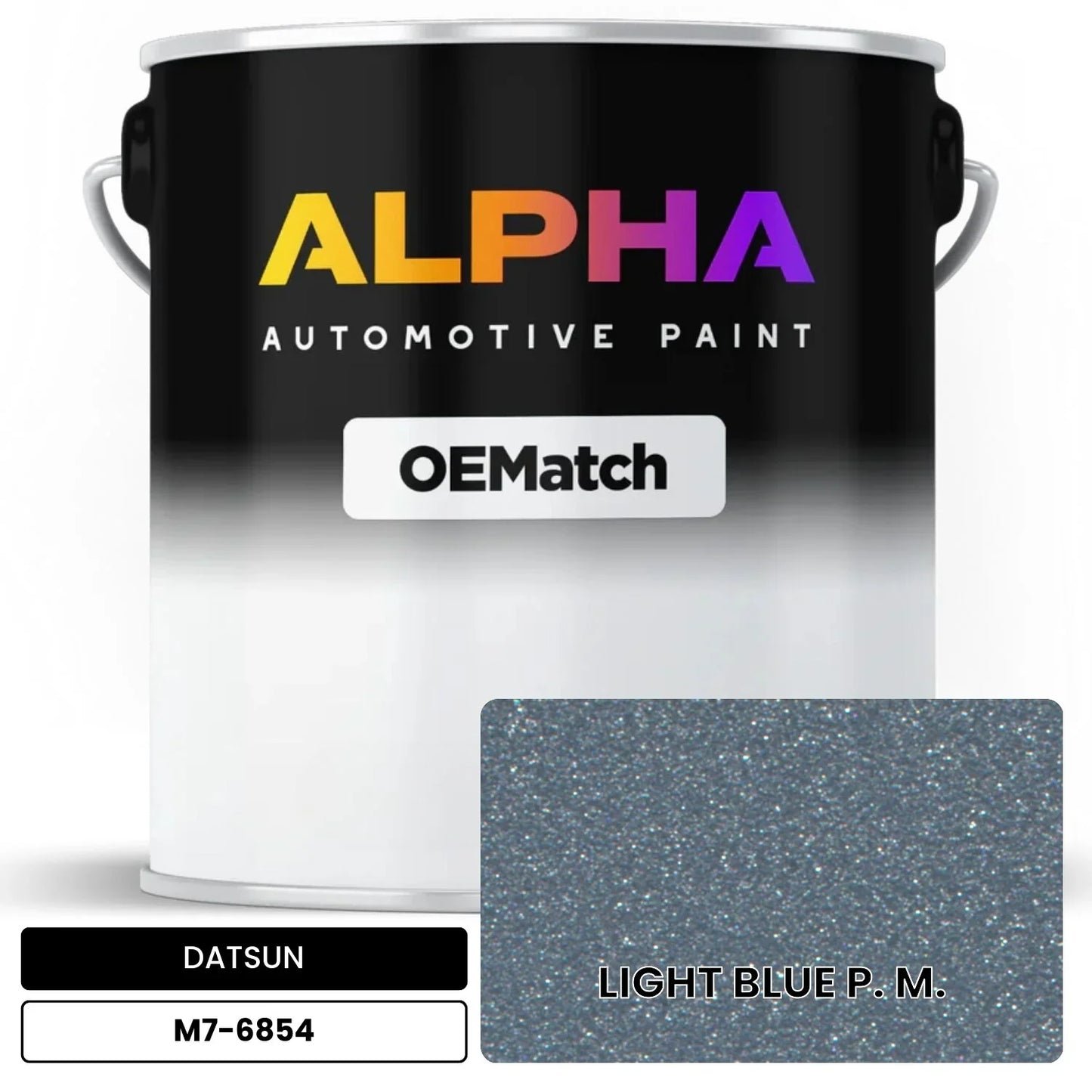 DATSUN LIGHT BLUE P. M. M7-6854 OEMatch Basecoat