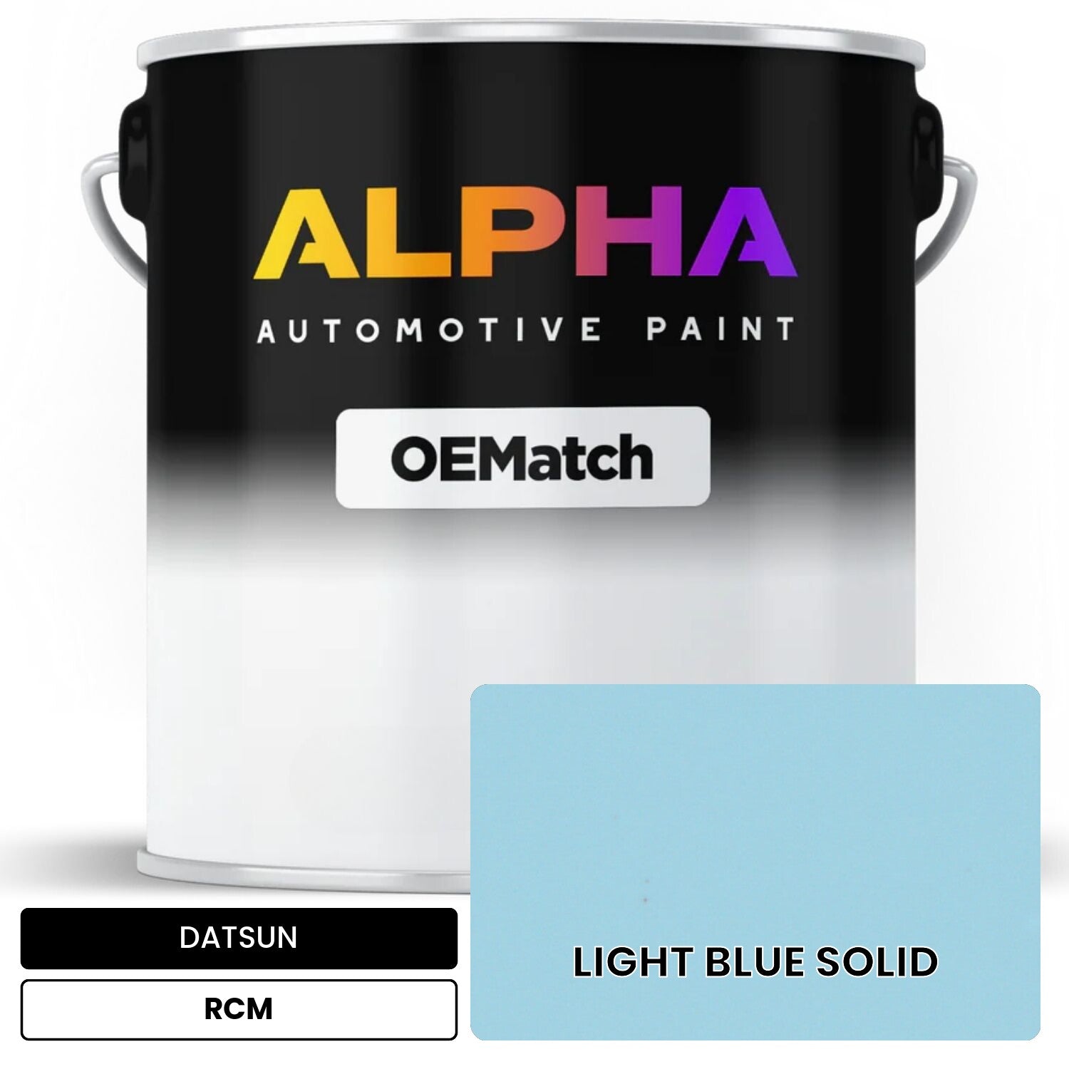 DATSUN LIGHT BLUE SOLID RCM OEMatch Basecoat