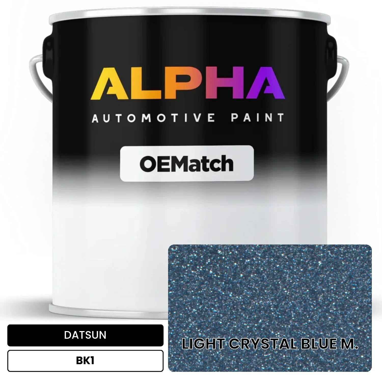 DATSUN LIGHT CRYSTAL BLUE M. BK1 OEMatch Basecoat