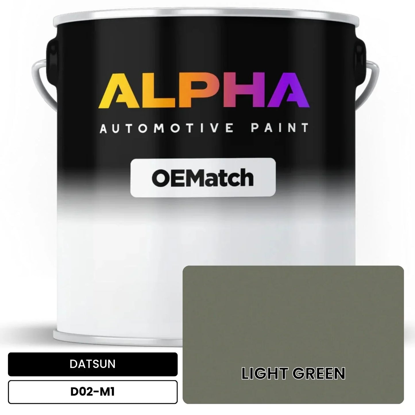 DATSUN LIGHT GREEN D02-M1 OEMatch Basecoat