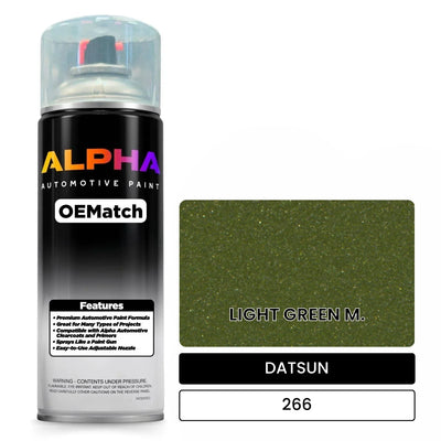DATSUN LIGHT GREEN M. 266 | OEMatch Automotive Spraycan