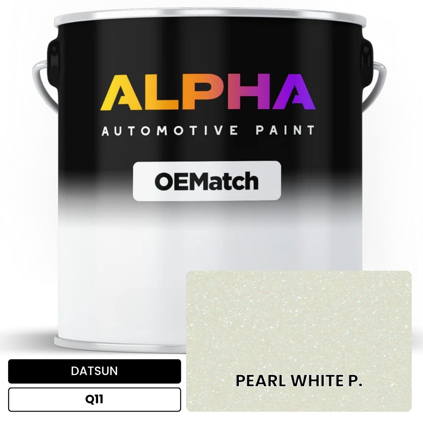 DATSUN PEARL WHITE P. Q11 OEMatch Basecoat