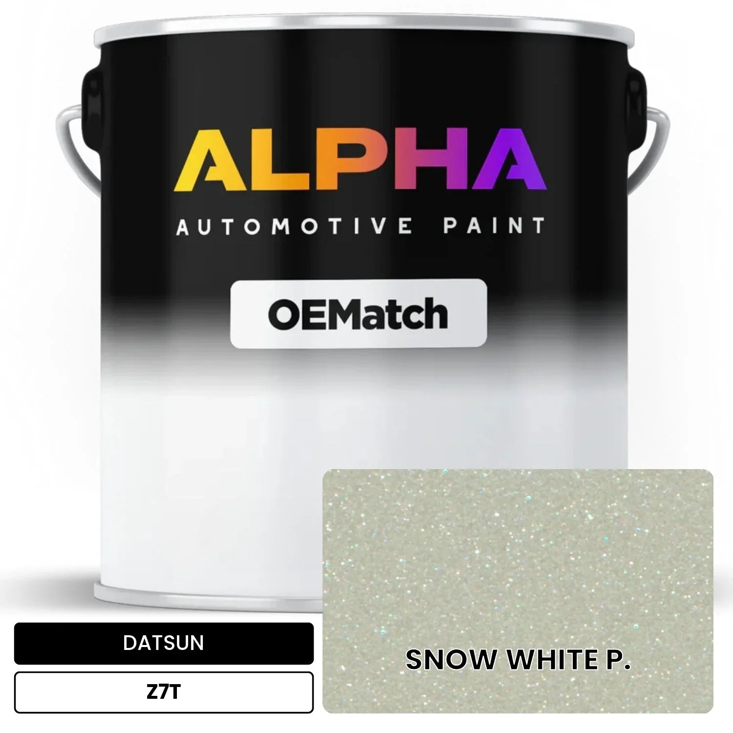 DATSUN SNOW WHITE P. Z7T OEMatch Basecoat