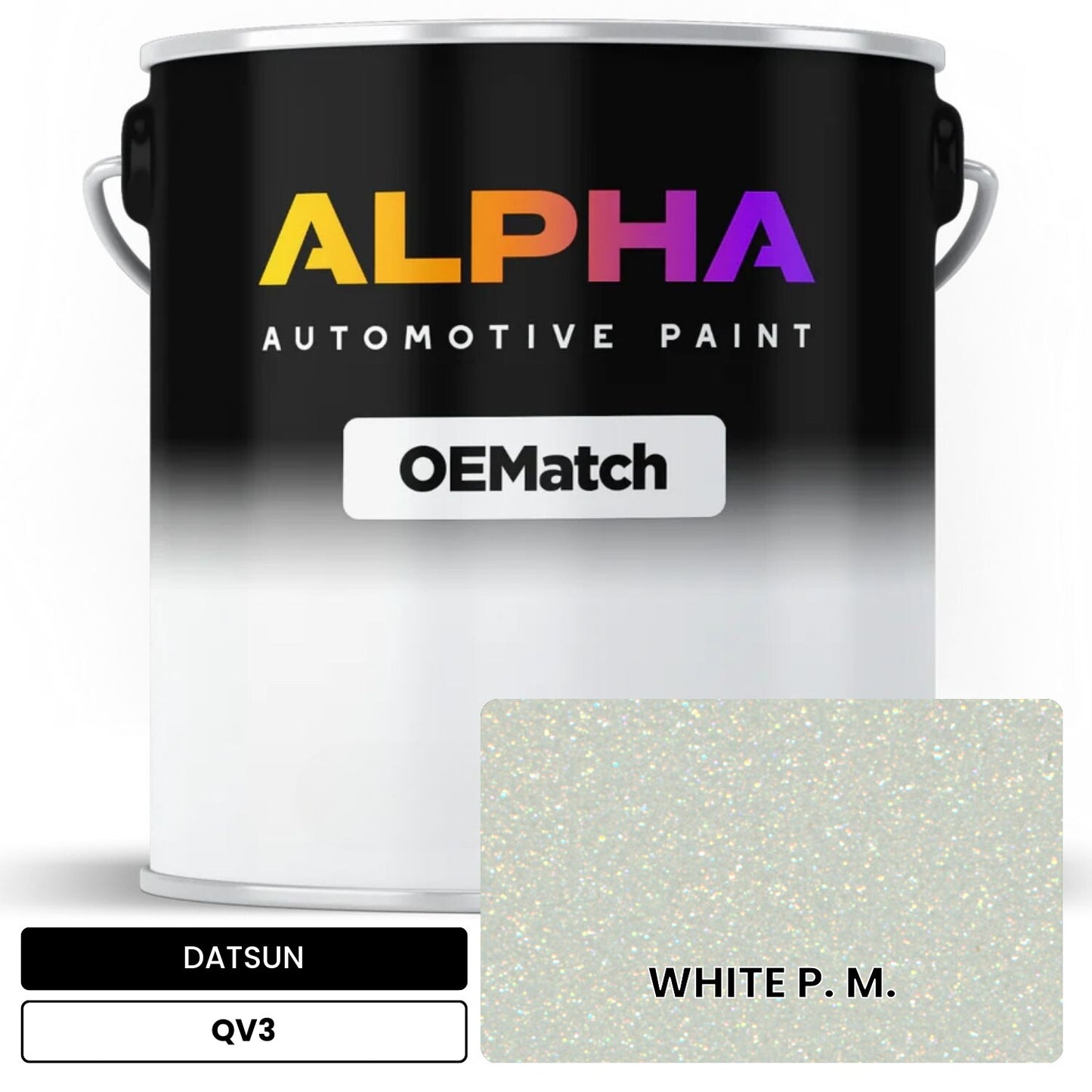 DATSUN WHITE P. M. QV3 OEMatch Basecoat