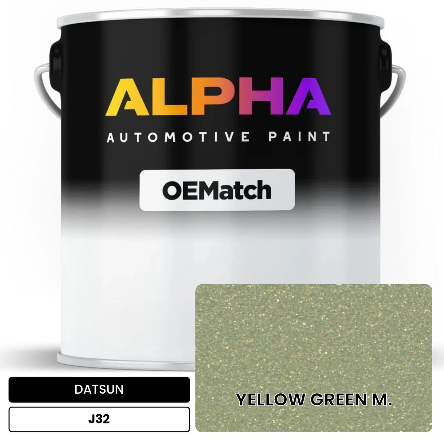 DATSUN YELLOW GREEN M. J32 OEMatch Basecoat