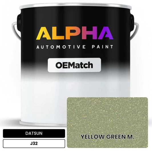 DATSUN YELLOW GREEN M. J32 OEMatch Basecoat