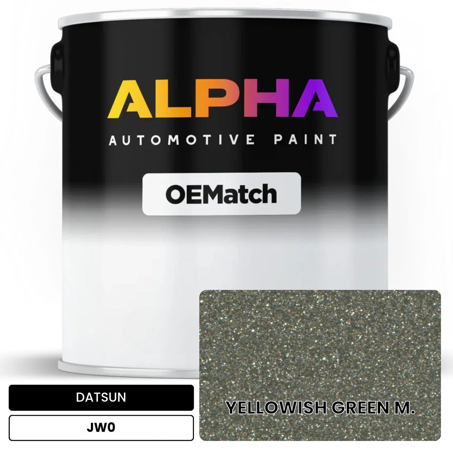 DATSUN YELLOWISH GREEN M. JW0 OEMatch Basecoat