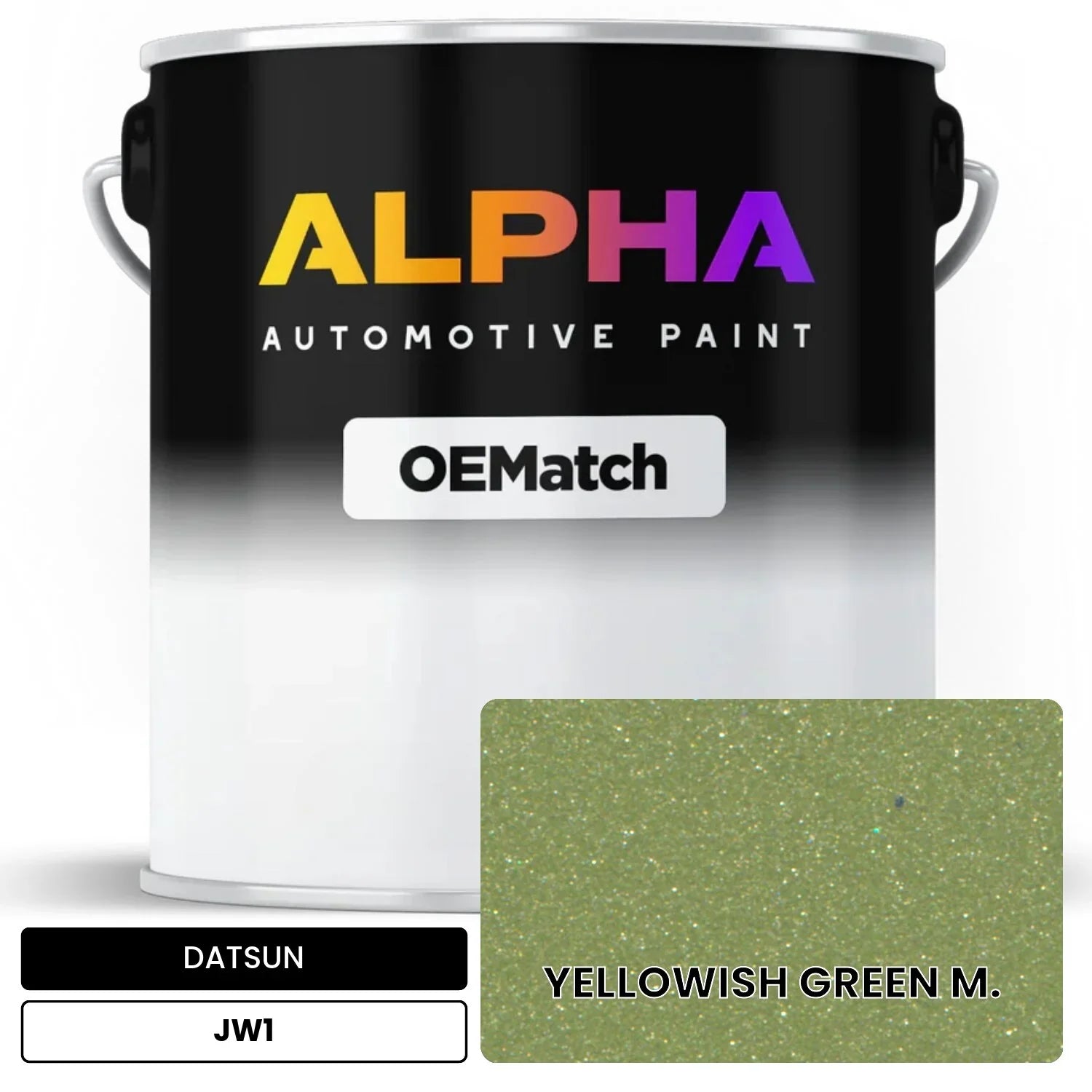 DATSUN YELLOWISH GREEN M. JW1 OEMatch Basecoat