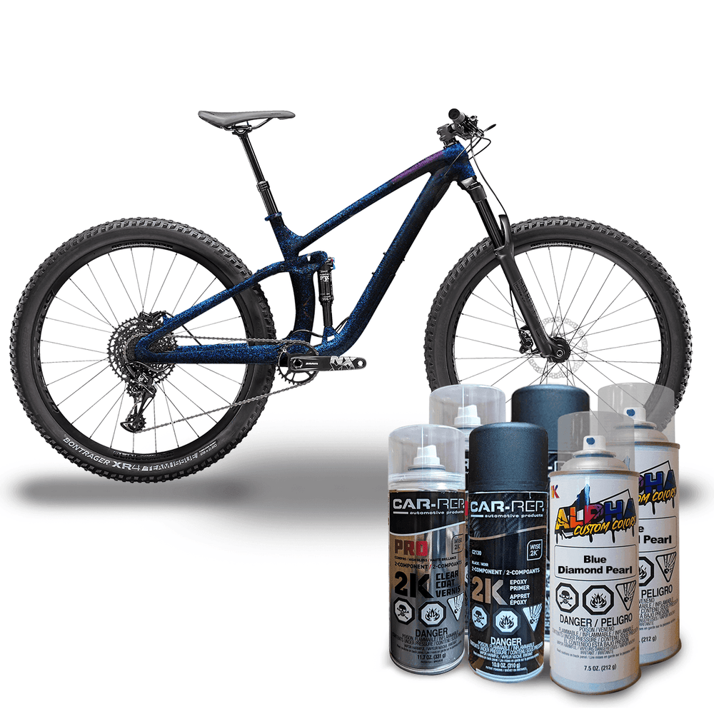 Diamond Blue Bike Paint Kit - The Spray Source - Alpha Pigments