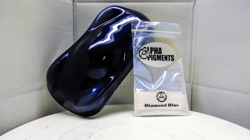 Diamond Blue Dry Pearl Pigment - The Spray Source - Alpha Pigments
