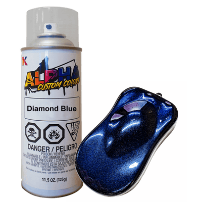 Diamond Blue Spray Can Midcoat - The Spray Source - Alpha Pigments