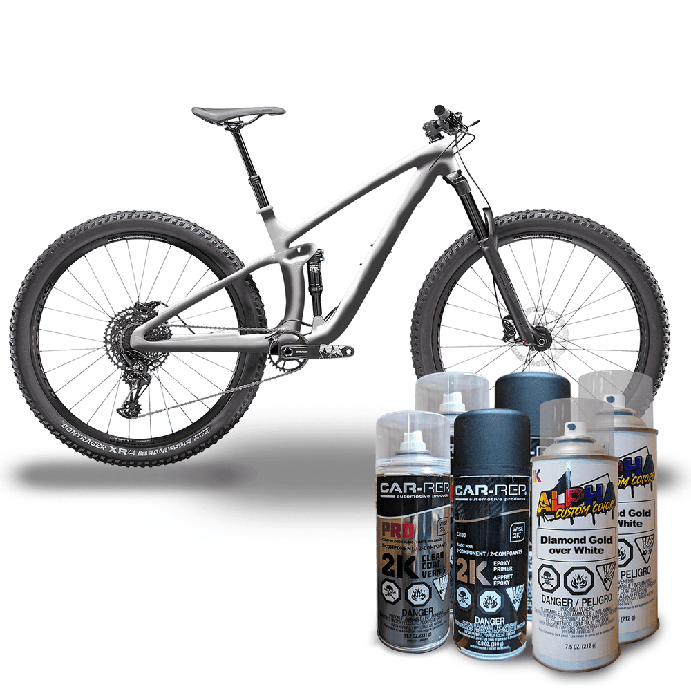 Diamond Gold Bike Paint Kit - The Spray Source - Alpha Pigments