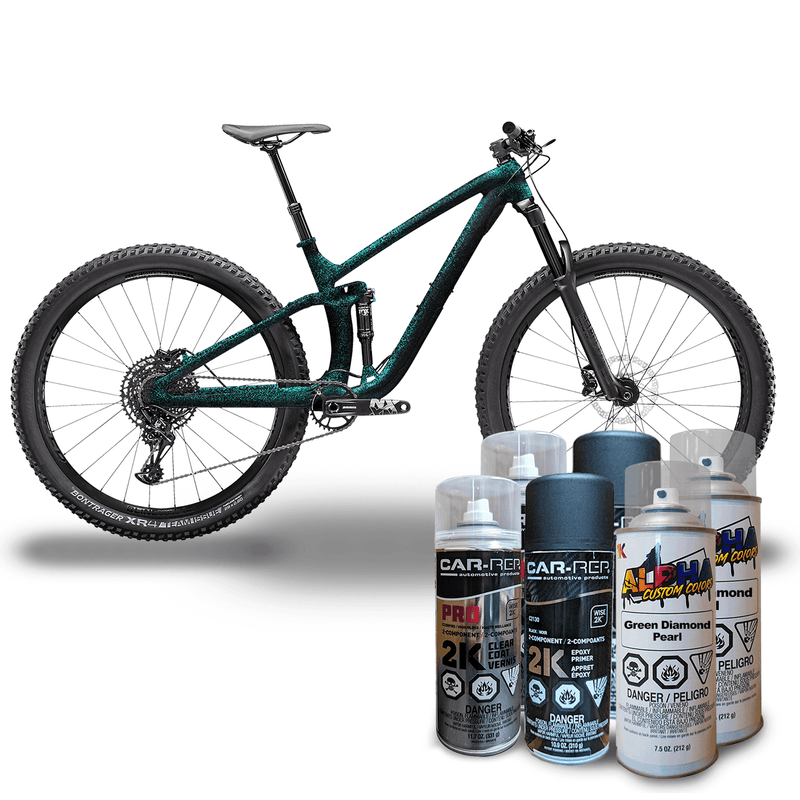Diamond Green Bike Paint Kit - The Spray Source - Alpha Pigments