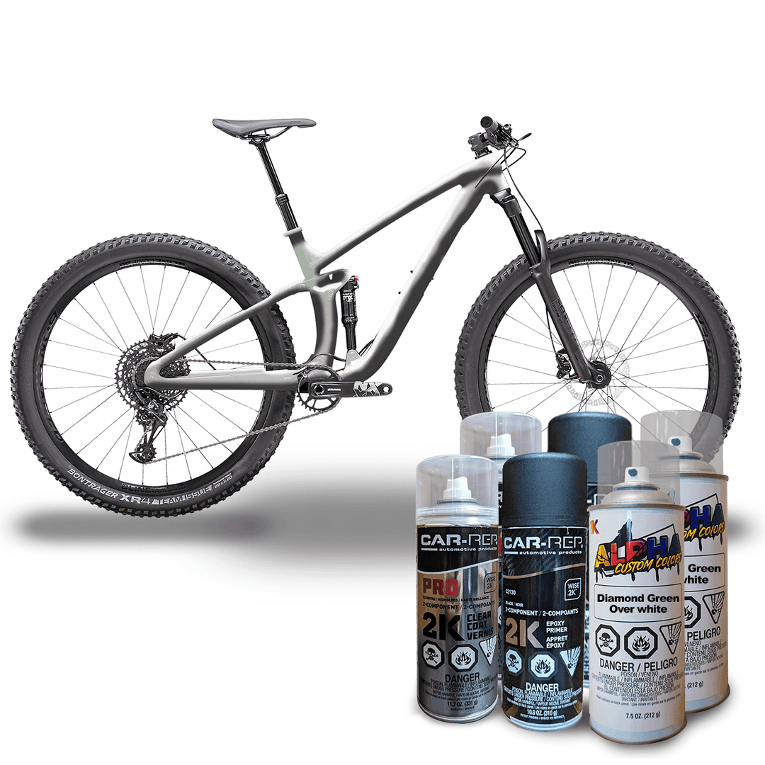 Diamond Green Bike Paint Kit - The Spray Source - Alpha Pigments