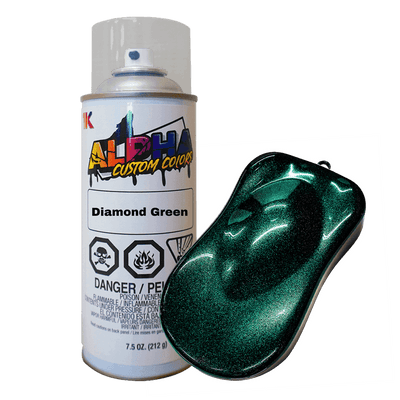 Diamond Green Bike Paint Kit - The Spray Source - Alpha Pigments
