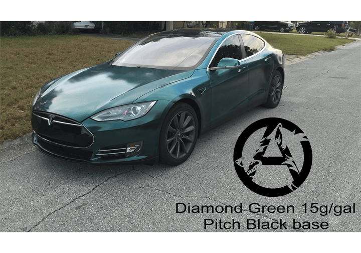 Diamond Green Car Kit (Black Ground Coat) - The Spray Source - Alpha Pigments