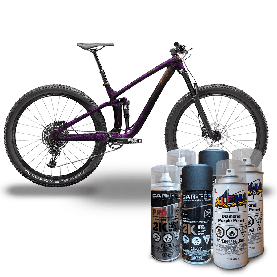 Diamond Purple Bike Paint Kit - The Spray Source - Alpha Pigments