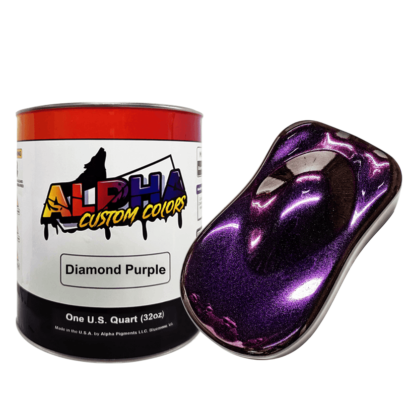 Diamond Purple Paint Basecoat Midcoat - The Spray Source - Alpha Pigments