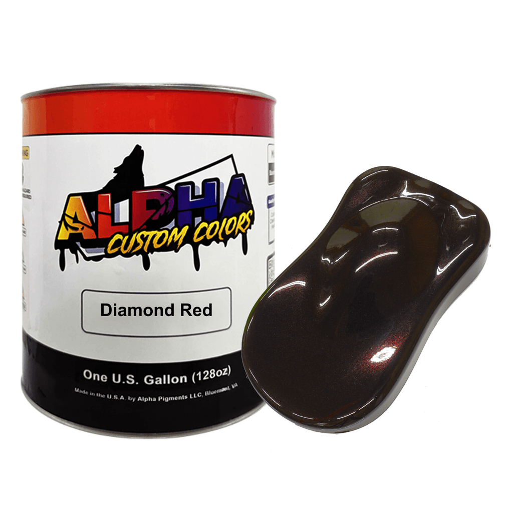 Diamond Red Paint Basecoat Midcoat - The Spray Source - Alpha Pigments