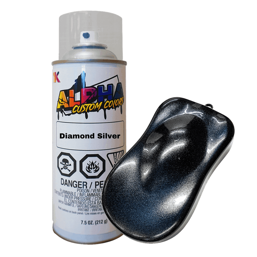 Diamond Silver Bike Paint Kit - The Spray Source - Alpha Pigments