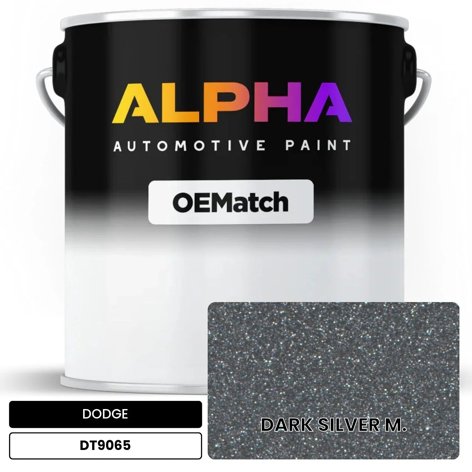 DODGE DARK SILVER M. DT9065 OEMatch Basecoat