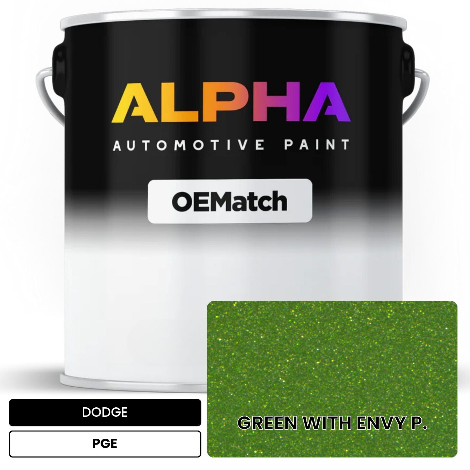 DODGE GREEN WITH ENVY P. PGE OEMatch Basecoat