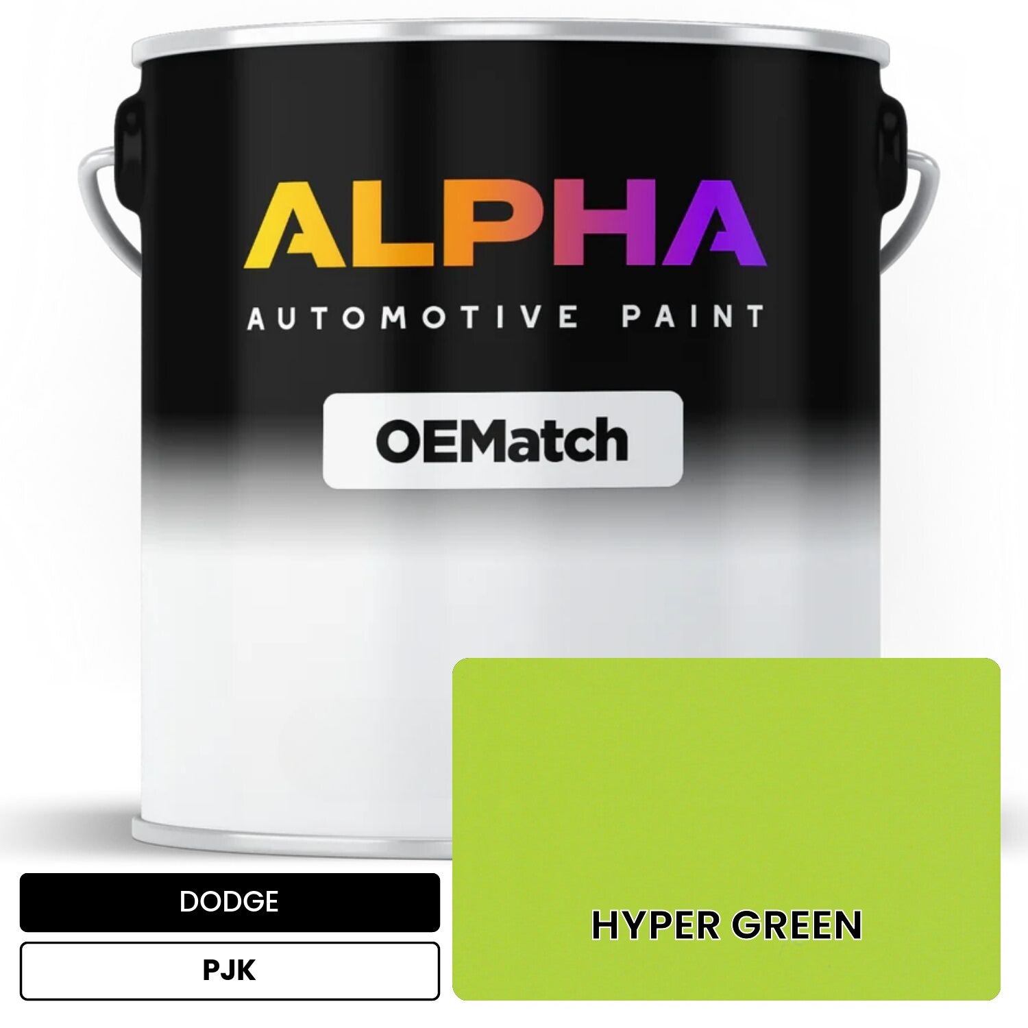 DODGE HYPER GREEN PJK OEMatch Basecoat