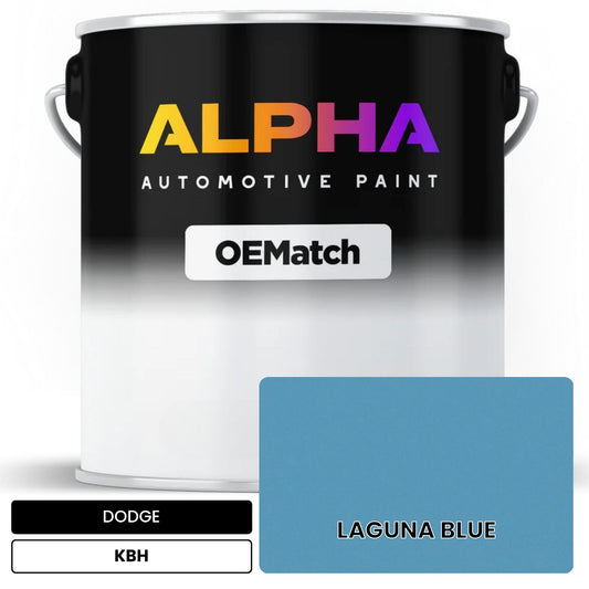 DODGE LAGUNA BLUE KBH OEMatch Basecoat