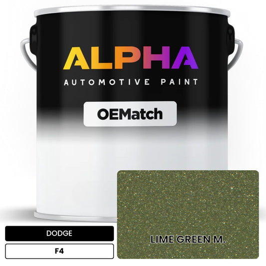 DODGE LIME GREEN M. F4 OEMatch Basecoat